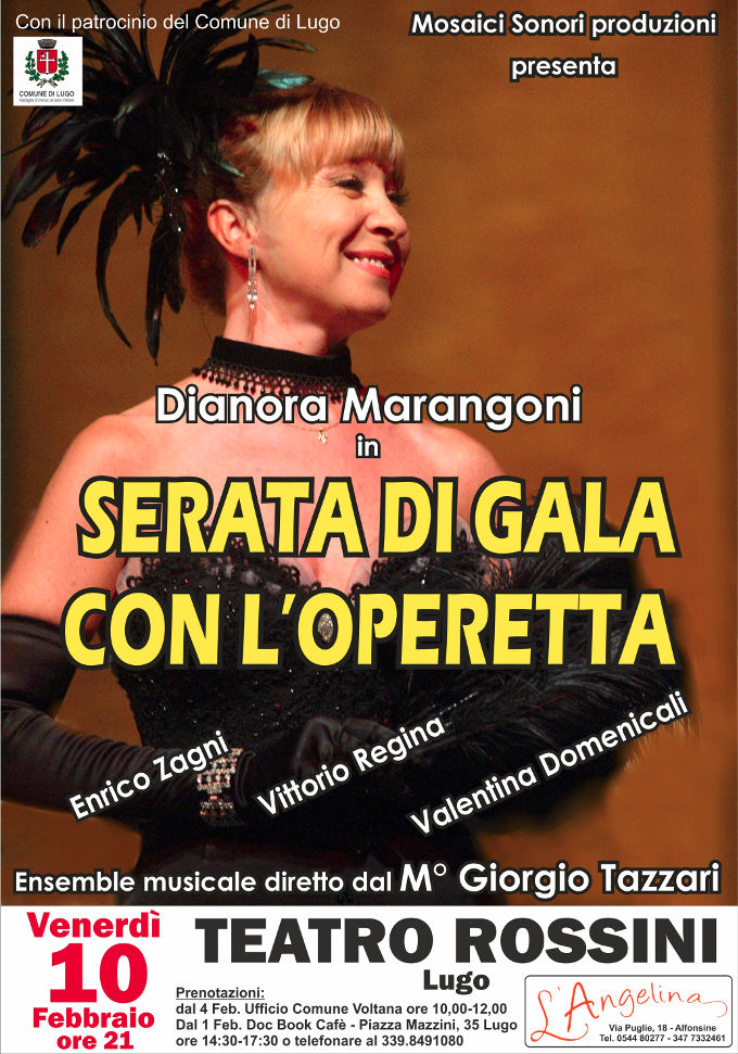 Dianora Marangoni in "Serata di gala con l'operetta"